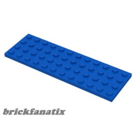 Lego Plate 4X12, Blue