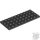 Lego Plate 4X10, Black