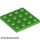 Lego Plate 4 X 4, Bright green