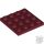 Lego Plate 4 X 4, Dark red