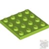 Lego Plate 4 x 4, Lime
