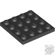 Lego Plate 4X4, Black