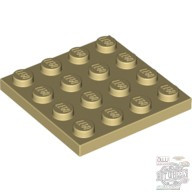 Lego Plate 4X4, Tan