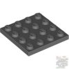 Lego Plate 4X4, Dark grey