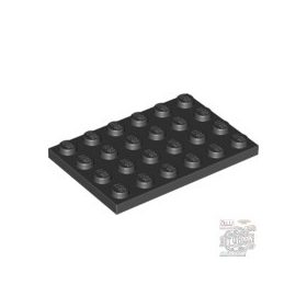 Lego Plate 4 X 6, Black
