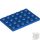 Lego Plate 4 X 6, Blue