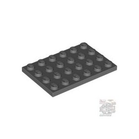 Lego Plate 4 X 6, Dark bluish gray