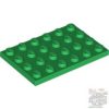 Lego Plate 4 X 6, Green