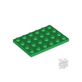 Lego Plate 4 X 6, Green
