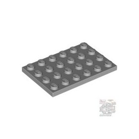 Lego Plate 4 X 6, Light bluish gray