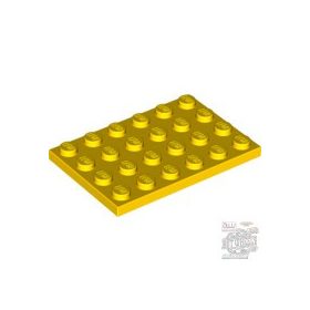 Lego Plate 4 X 6, Yellow
