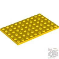 Lego Plate 6X10, Bright yellow