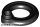 Lego Minifigure, Utensil Flotation Ring (Life Preserver), Black