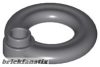 Lego Minifigure, Utensil Flotation Ring (Life Preserver), Dark bluish gray