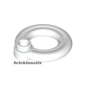   Lego Minifigure, Utensil Flotation Ring (Life Preserver), White