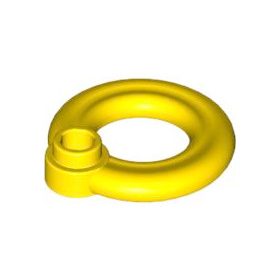   Lego Minifigure, Utensil Flotation Ring (Life Preserver), Yellow