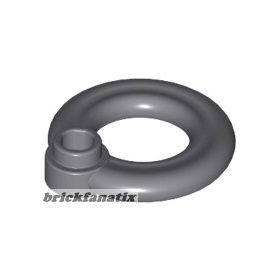 Lego LIFEBUOY WITH KNOB, Dark gray