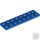 Lego Plate 2x8, Bright blue