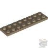 Lego Plate 2X8, Dark tan