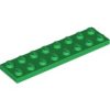 Lego Plate 2X8, Green