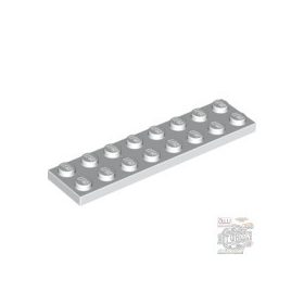 Lego Plate 2X8, White