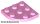 Lego Plate, Round Corner 3 x 3, Bright pink