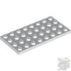 Lego Plate 4 X 8, White