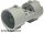 Lego Cylinder 3 x 6 x 2 2/3 Horizontal - Round Connections Between Interior Studs, Light bluish gray