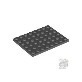 Lego Plate 6X8, Dark gray