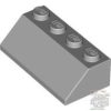 Lego Slope 45 2 x 4, Light bluish gray