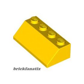 Lego Slope 45 2 x 4, Yellow