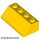 Lego Roof Tile 2X4/45°, Bright yellow