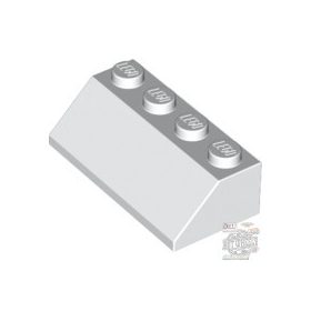Lego ROOF TILE 2X4/45°, White