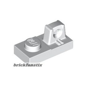 Lego Hinge Plate 1 x 2 Locking with 1 Finger On Top, White