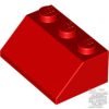 Lego ROOF TILE 2X3/45°, Bright red