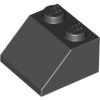 Lego ROOF TILE 2X2/45°, Black