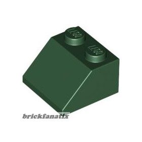 Lego ROOF TILE 2X2/45°, Dark green