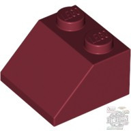 Lego ROOF TILE 2X2/45°, Dark red