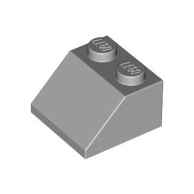 Lego ROOF TILE 2X2/45°, Light grey