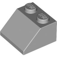 Lego ROOF TILE 2X2/45°, Light grey