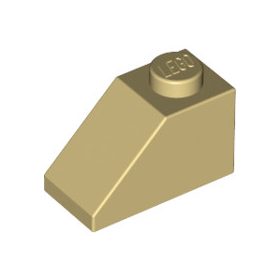 Lego Slope 45 2 x 1, Tan