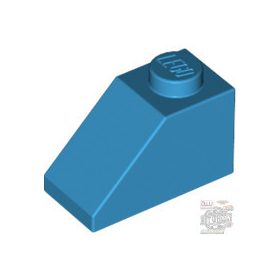 Lego ROOF TILE 1X2/45°, Dark azur