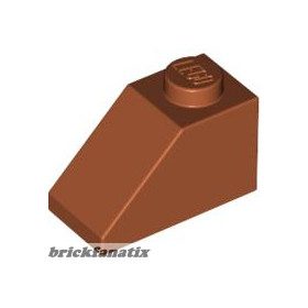 Lego ROOF TILE 1X2/45°, Dark orange
