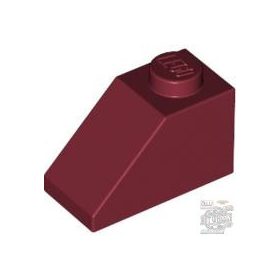 Lego ROOF TILE 1X2/45°, Dark red