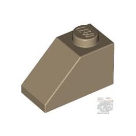 Lego ROOF TILE 1X2/45°, Dark tan