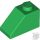 Lego ROOF TILE 1X2/45°, Green