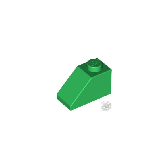 Lego ROOF TILE 1X2/45°, Green