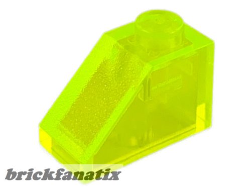 Lego Slope 45 2 x 1, Trans neon green