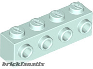 Lego BRICK 1X4 W. 4 KNOBS, Aqua