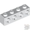 Lego BRICK 1X4 W. 4 KNOBS, White